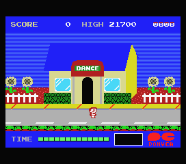 Back To The Future back cover for MSX